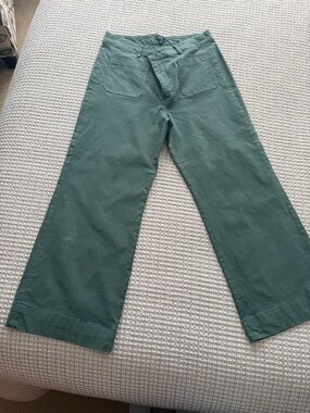 Women’s Wide-Leg  J. Crew Pants in Green